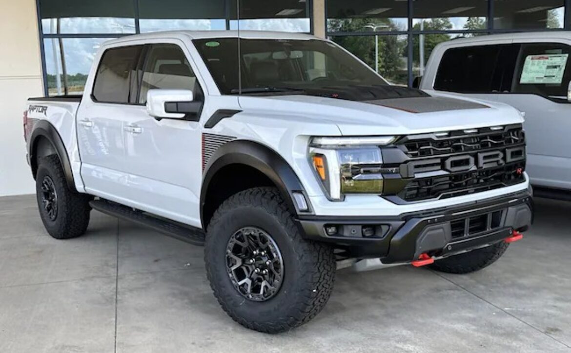 Right hand drive 2025 Ford F-150 Raptor R from Autogroup International (front view)