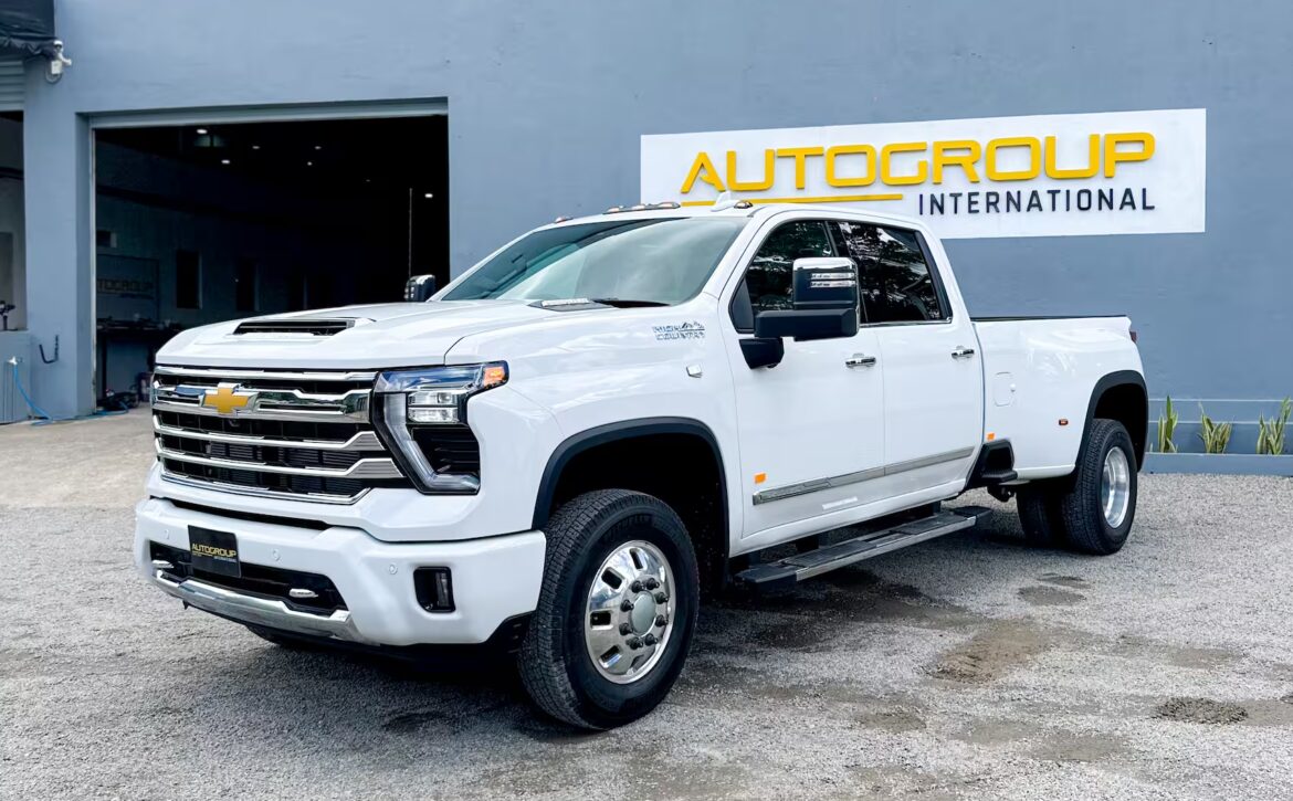 Right hand drive 2026 Chevrolet Silverado 3500 DRW High Country pickup truck from Autogroup International in Australia