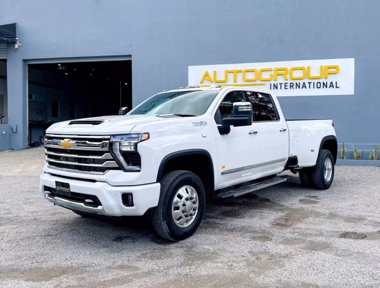 Right hand drive 2026 Chevrolet Silverado 3500 DRW High Country pickup truck from Autogroup International in Australia