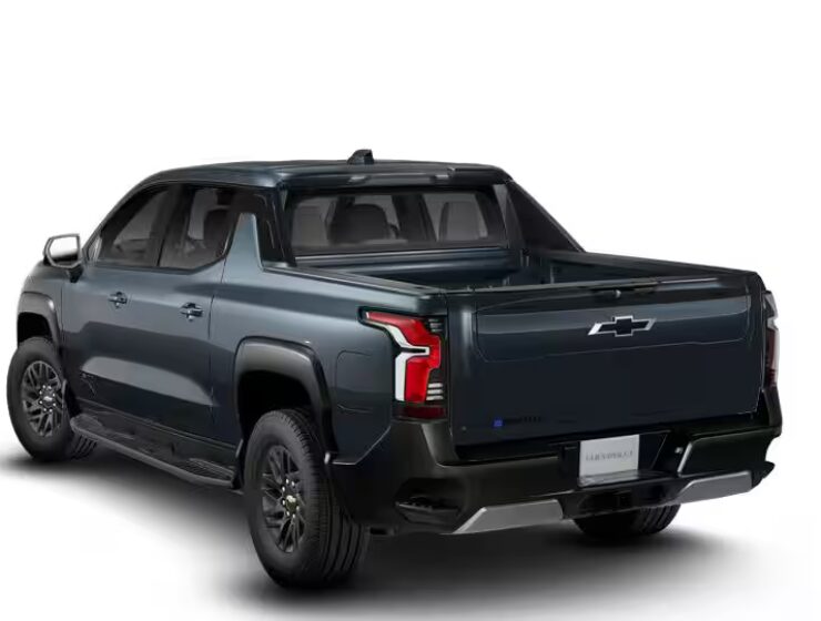 Right hand drive 2026 Chevrolet Silverado EV LT Extended Range in Blue Smoke Metallic from Autogroup International