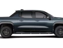Right hand drive 2026 Chevrolet Silverado EV LT Extended Range in Blue Smoke Metallic from Autogroup International