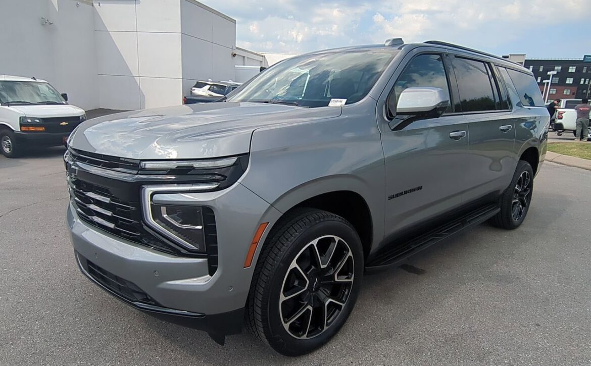 Right hand drive 2026 Chevrolet Suburban RST in Sterling Metallic from Autogroup International