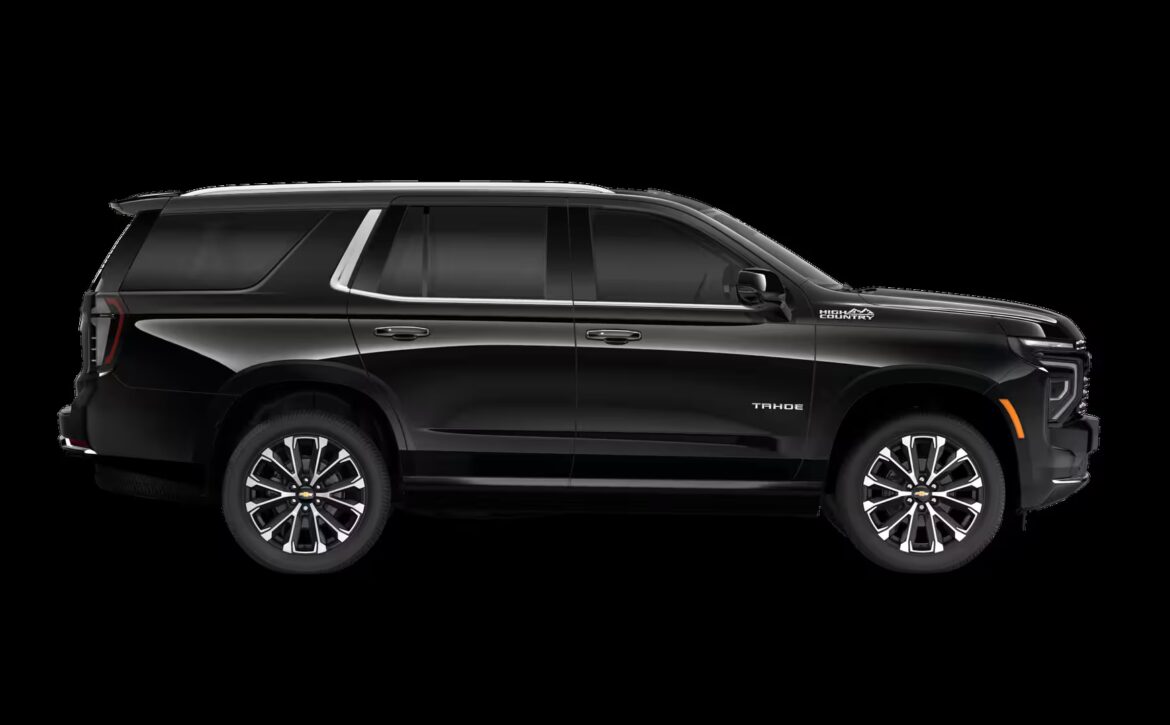 Right hand drive 2026 Chevrolet Tahoe - High Country in Black Exterior from Autogroup International in Australia