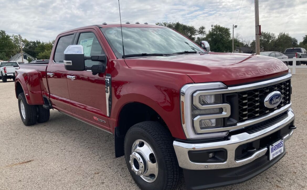 Right hand drive 2026 Ford F-350 Super Duty DRW 'Dually' pickup truck in the King Ranch trim from Autogroup International in Australia