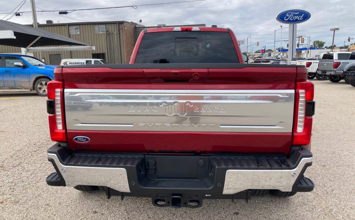 Right hand drive 2026 Ford F-350 Super Duty DRW 'Dually' pickup truck in the King Ranch trim from Autogroup International in Australia