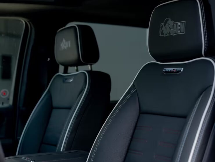 Right hand drive 2026 GMC Sierra 2500 HD AT4X AEV Special Edition pickup truck from Autogroup International with AEV seats