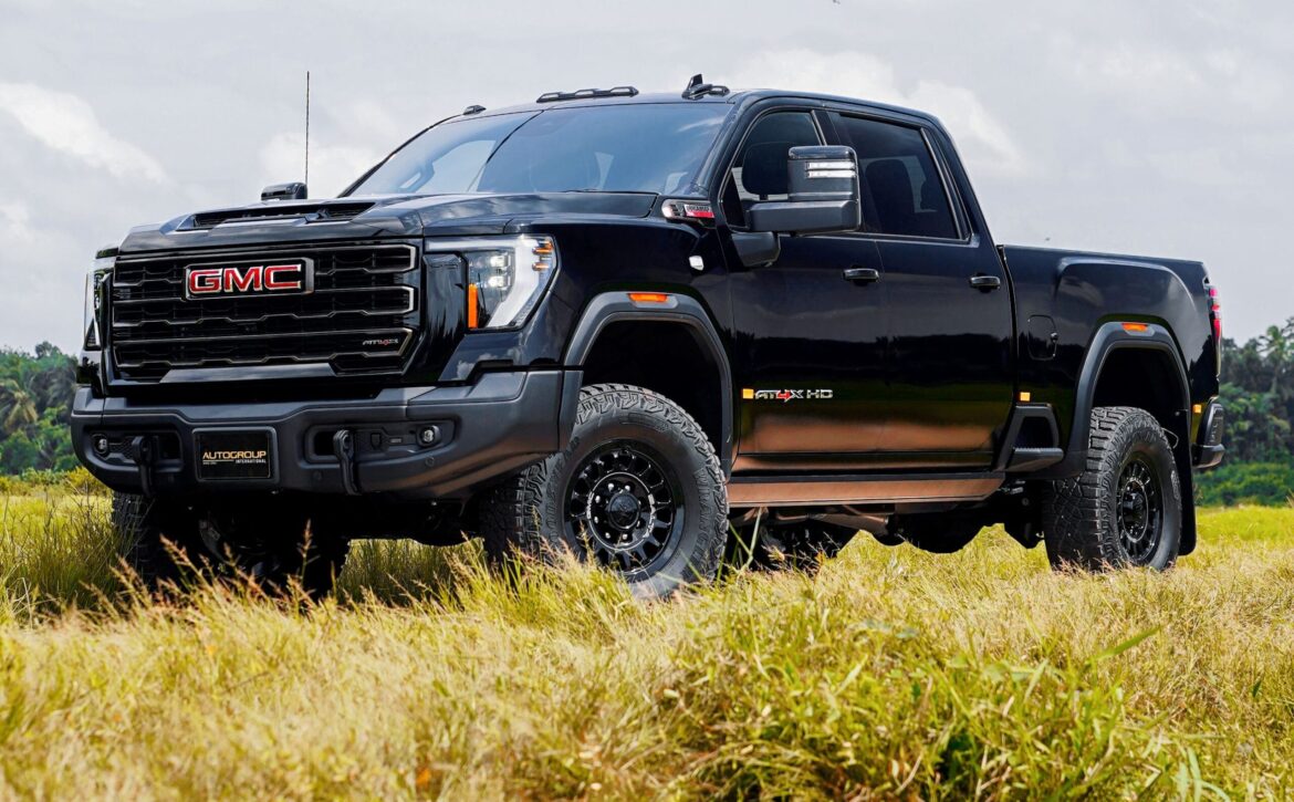 Right hand drive 2026 GMC Sierra 2500 HD AT4X AEV Special Edition pickup truck from Autogroup International