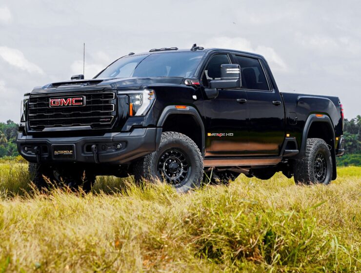 Right hand drive 2026 GMC Sierra 2500 HD AT4X AEV Special Edition pickup truck from Autogroup International