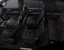 Right hand drive 2026 GMC Yukon XL AT4 Ultimate in Summit white from Autogroup International (front view)