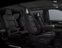 Right hand drive 2026 GMC Yukon XL AT4 Ultimate in Summit white from Autogroup International (front view)