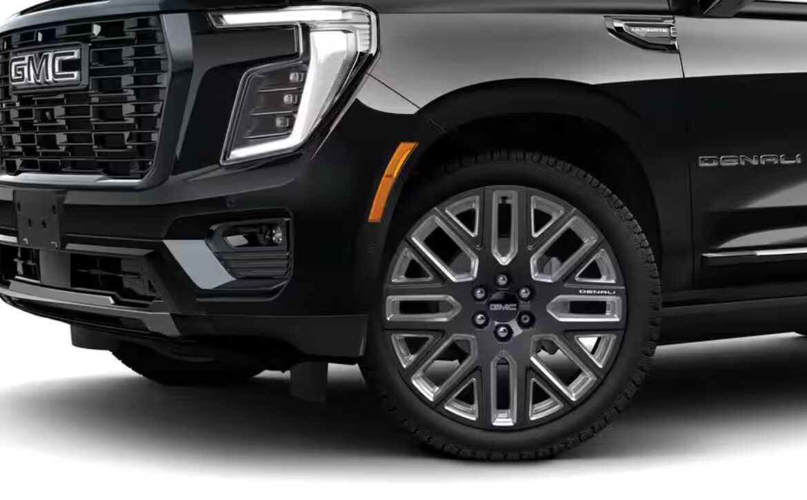 Right hand drive 2026 GMC Yukon XL Denali Ultimate on Onyx Black from Autogroup International