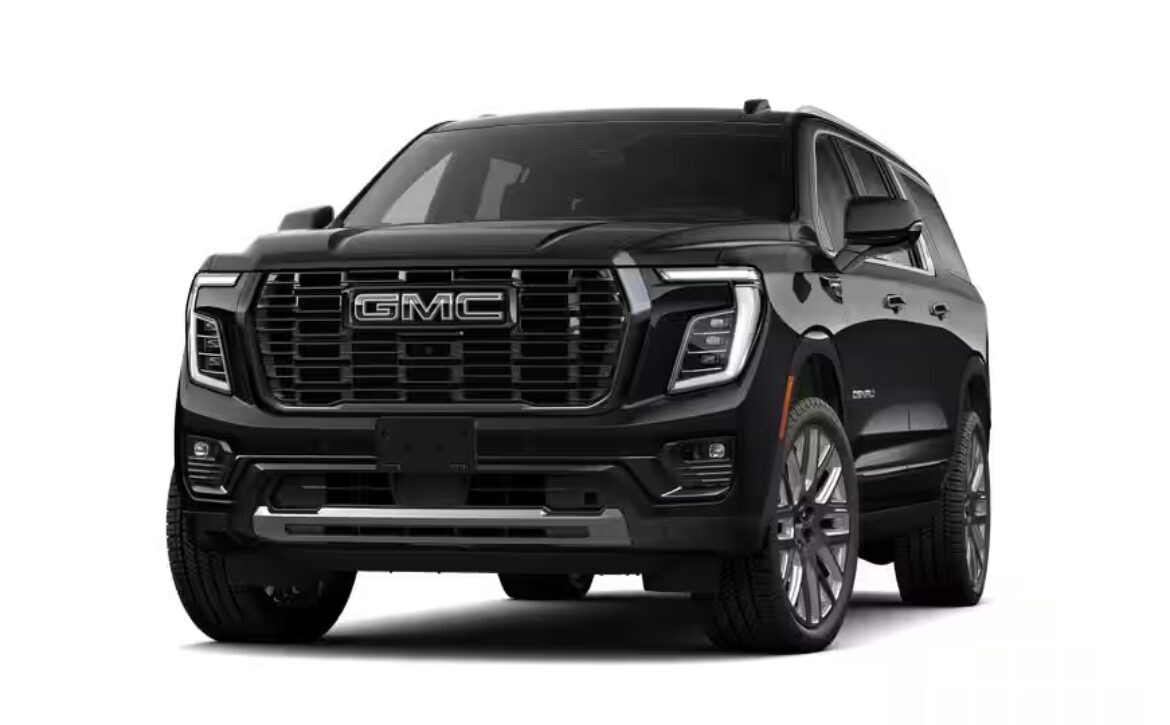 Right hand drive 2026 GMC Yukon XL Denali Ultimate on Onyx Black from Autogroup International