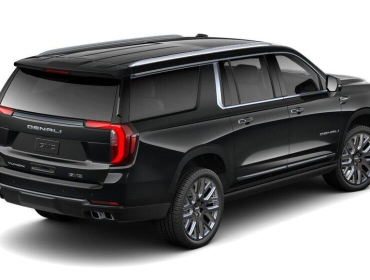 Right hand drive 2026 GMC Yukon XL Denali Ultimate on Onyx Black from Autogroup International