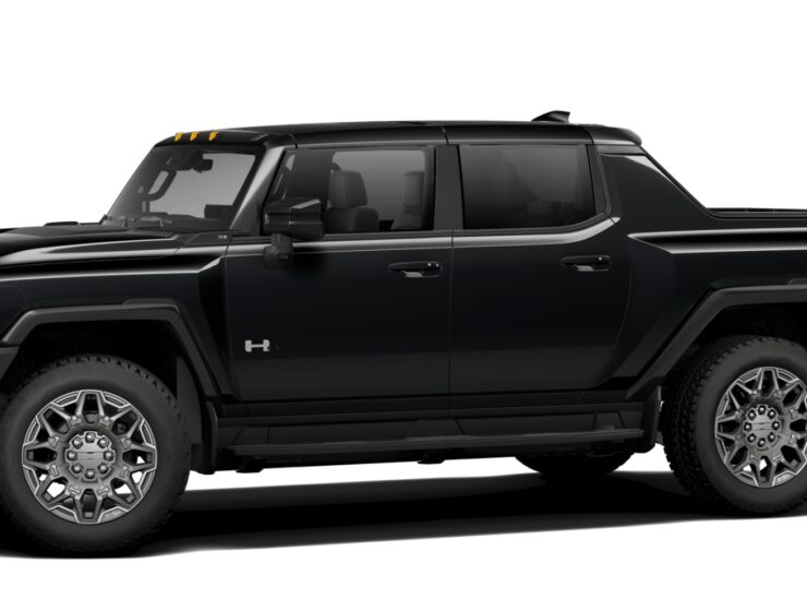 Right hand drive 2026 Hummer EV 3X SUT (Pickup truck) from Autogroup International in Australia (side view)