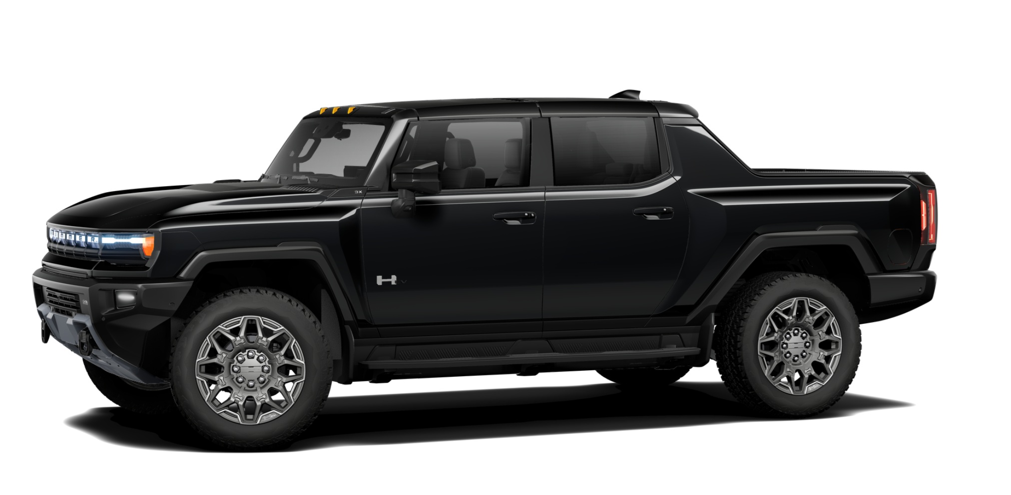 Right hand drive 2026 Hummer EV 3X SUT (Pickup truck) from Autogroup International in Australia (side view)