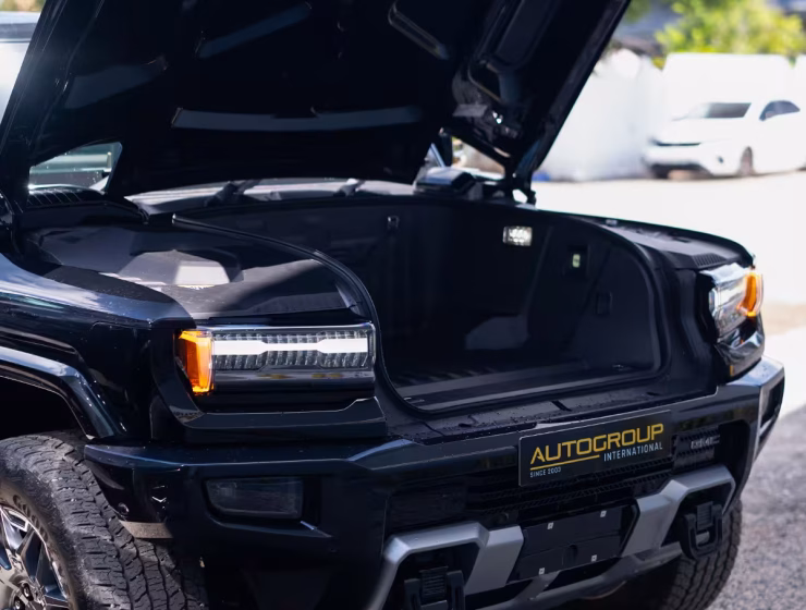 Right hand drive 2026 Hummer EV 2X in Void Black from Autogroup International in Australia