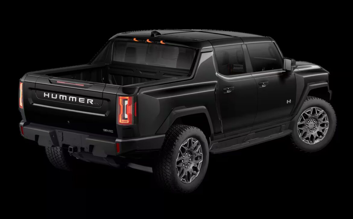 Right hand drive 2026 Hummer EV 3X SUT (Pickup truck) from Autogroup International in Australia inside cabin view with offroad tyres and 6-inch lift