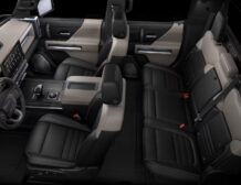 Right hand drive 2026 Hummer EV 3X SUT (Pickup truck) from Autogroup International in Australia inside cabin view with original LHD steering