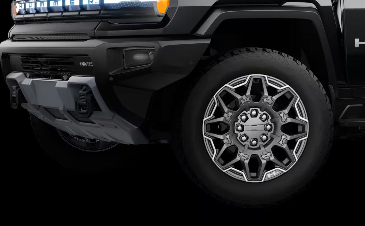 Right hand drive 2026 Hummer EV 3X SUT (Pickup truck) from Autogroup International in Australia inside cabin view with offroad tyres and 6-inch lift