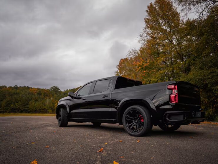 Right hand drive Black Widow Chev Silverado 1500 SR from Autogroup International in Australia