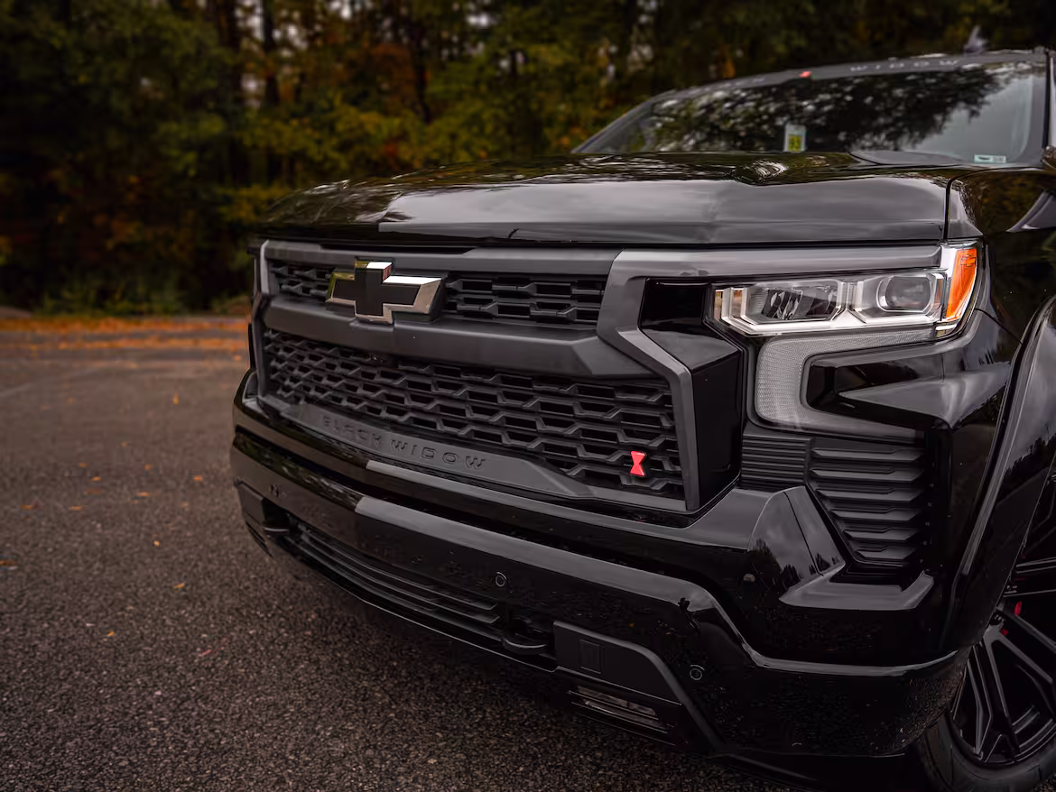 Right hand drive Black Widow Chev Silverado 1500 SR from Autogroup International in Australia
