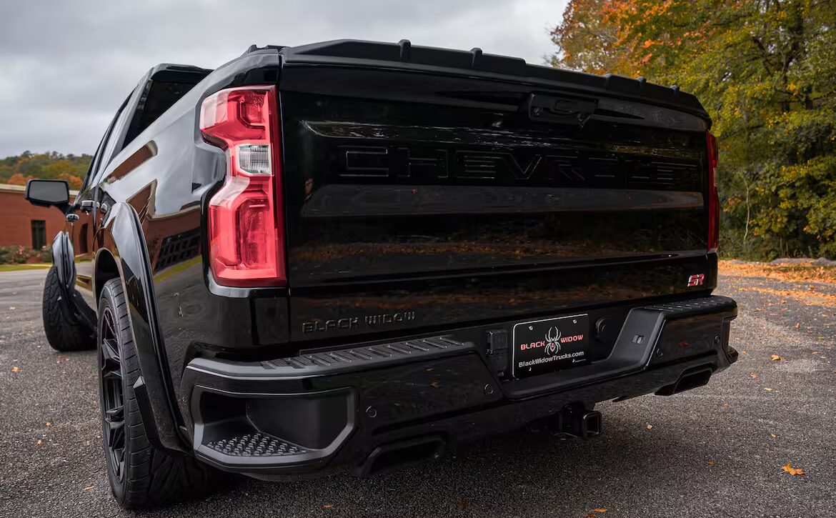 Right hand drive Black Widow Chev Silverado 1500 SR from Autogroup International in Australia