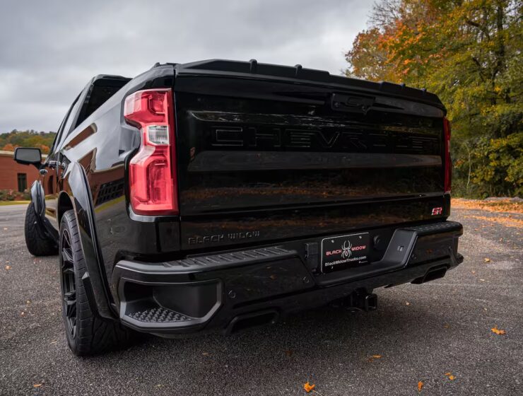 Right hand drive Black Widow Chev Silverado 1500 SR from Autogroup International in Australia