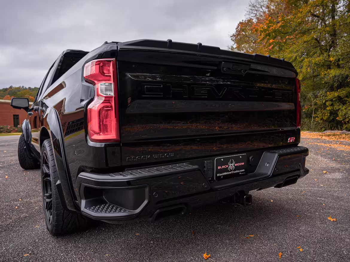 Right hand drive Black Widow Chev Silverado 1500 SR from Autogroup International in Australia