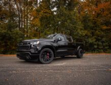 Right hand drive Black Widow Chev Silverado 1500 SR from Autogroup International in Australia