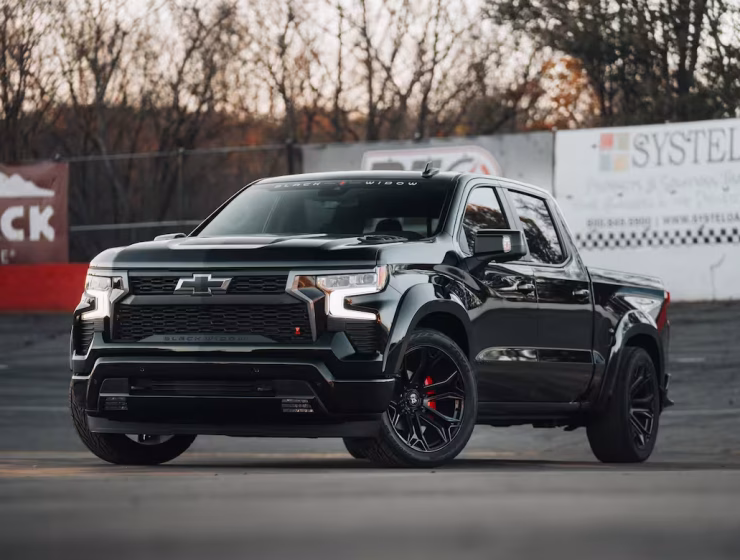 Right hand drive Black Widow Chev Silverado 1500 SR from Autogroup International in Australia