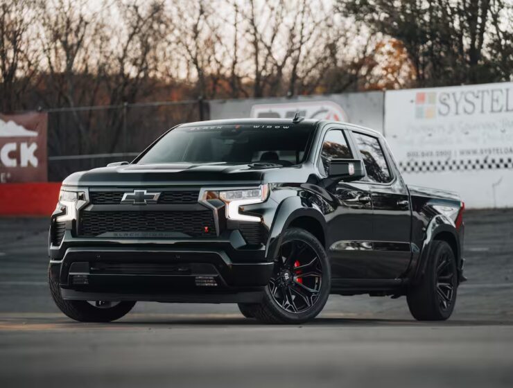 Right hand drive Black Widow Chev Silverado 1500 SR from Autogroup International in Australia