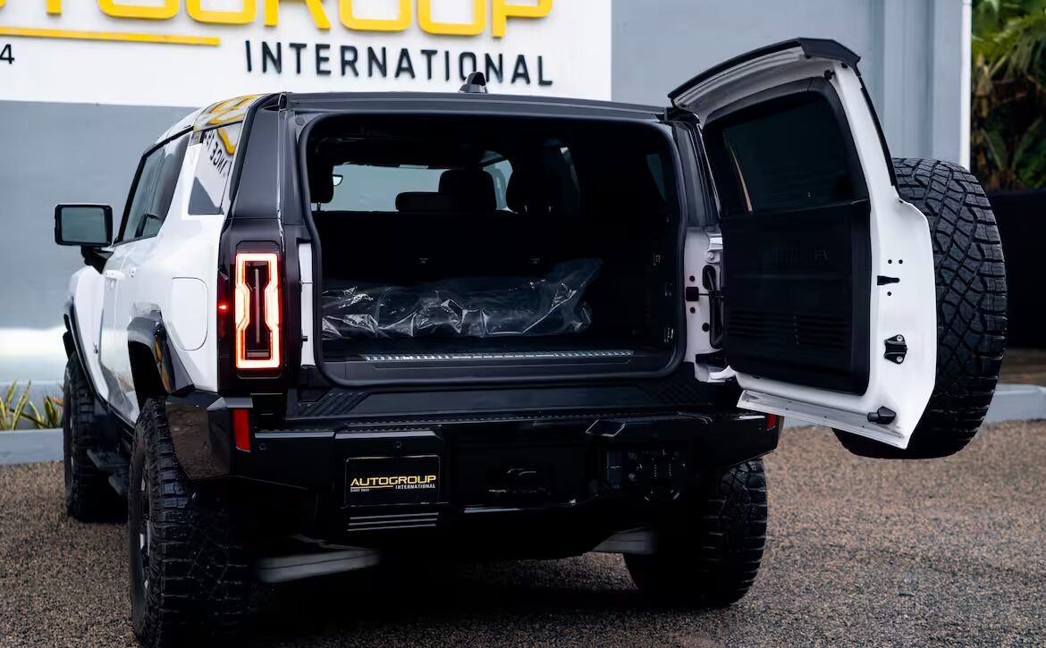 Right hand drive 2025 Hummer EV SUV 3X in Interstellar White from Autogroup Internationa