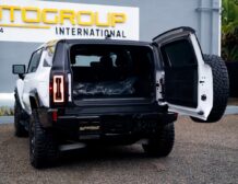 Right hand drive 2025 Hummer EV SUV 3X in Interstellar White from Autogroup Internationa