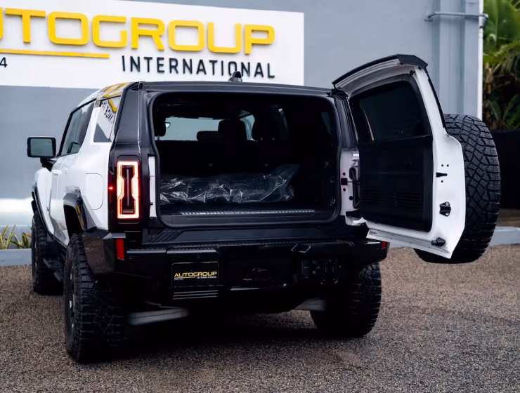 Right hand drive 2025 Hummer EV SUV 3X in Interstellar White from Autogroup Internationa
