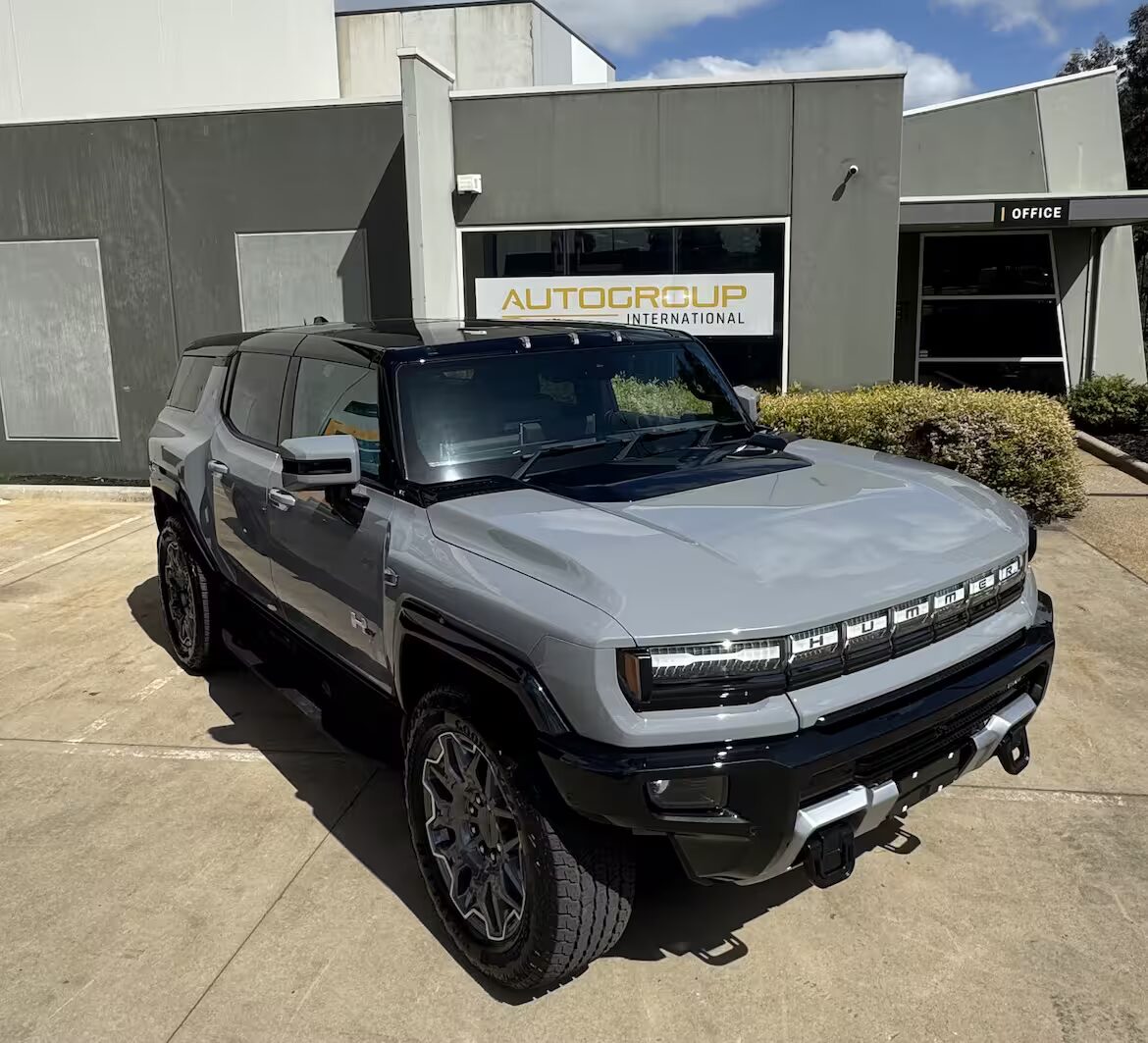 Right hand drive Hummer EV SUV in Australia and only from Autogroup International