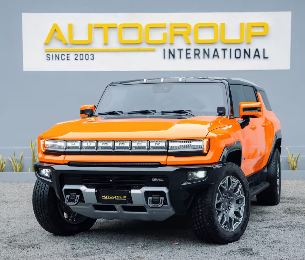 Right hand drive Hummer EV SUV from Autogroup International