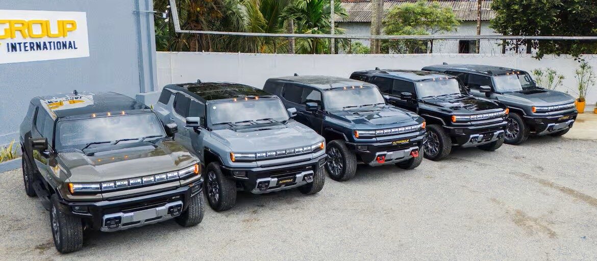 Right hand drive Hummer EV SUV's from Autogroup International