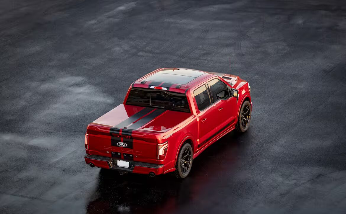 Right hand drive 2026 Shelby F-150 Super Snake pickup truck from Autogroup International in Australia - rear end