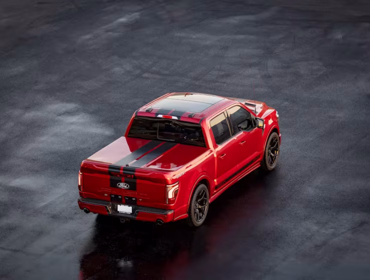 Right hand drive 2026 Shelby F-150 Super Snake pickup truck from Autogroup International in Australia - rear end