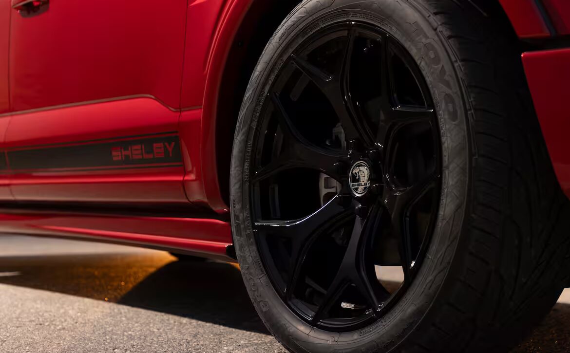 Right hand drive 2026 Shelby F-150 Super Snake pickup truck from Autogroup International in Australia with Shelby tyres