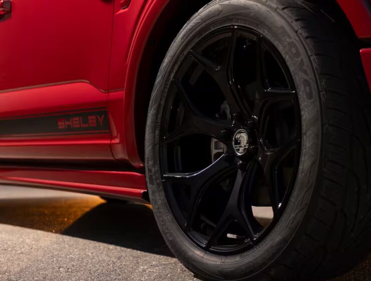 Right hand drive 2026 Shelby F-150 Super Snake pickup truck from Autogroup International in Australia with Shelby tyres