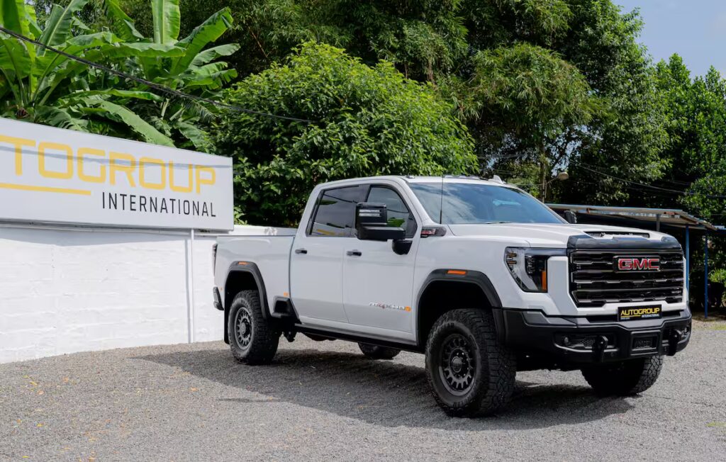 right hand drive 2026 GMC Sierra 2500 HD AT4X AEV Special Edition from Autogroup International