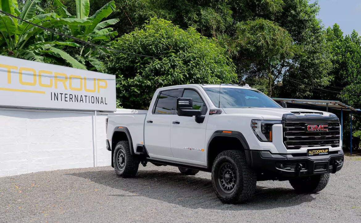 right hand drive 2026 GMC Sierra 2500 HD AT4X AEV Special Edition from Autogroup International