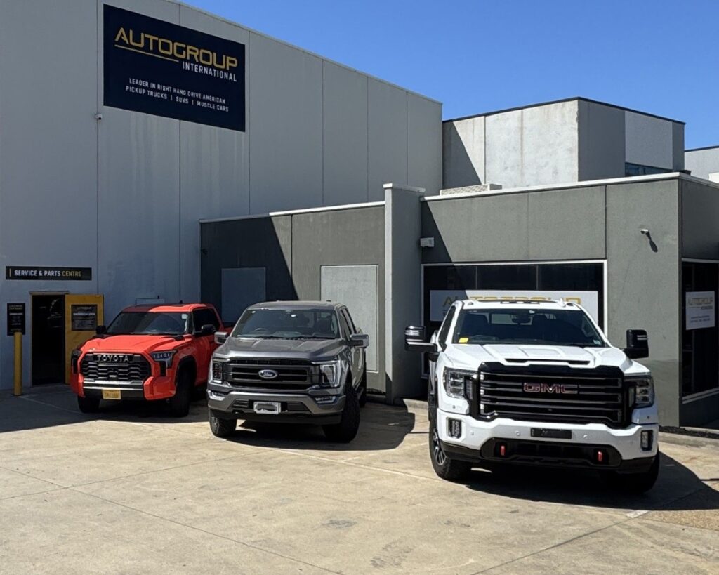 Right hand drive Ford, Toyota and GMC Pickup trucks from Autogroup International in Australia (Large)