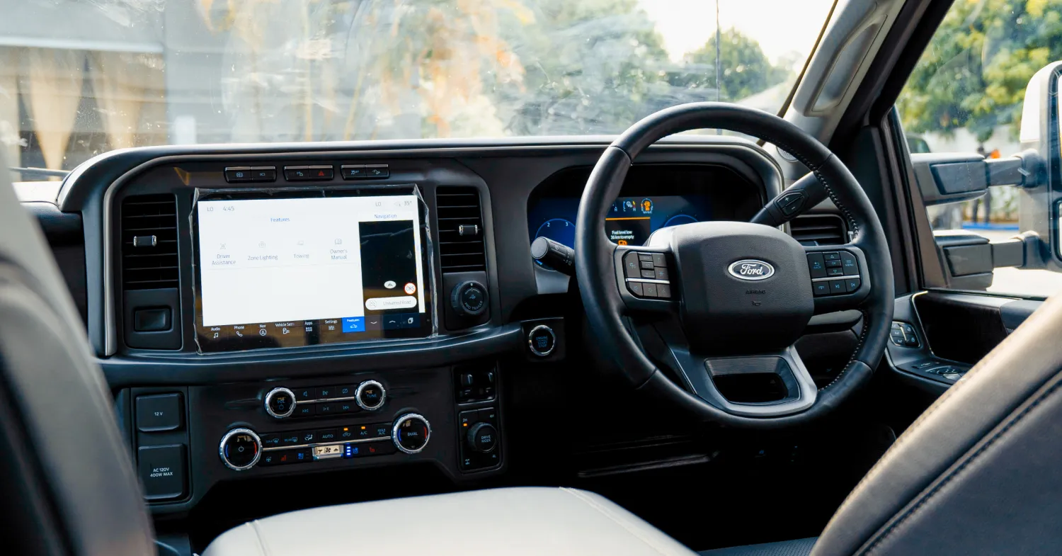 2026 - Ford Super duty - RHD dashboard