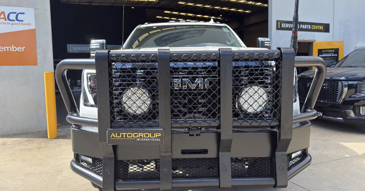 gmc sierra 2500 upgrades australia engineered truck builds front shot
