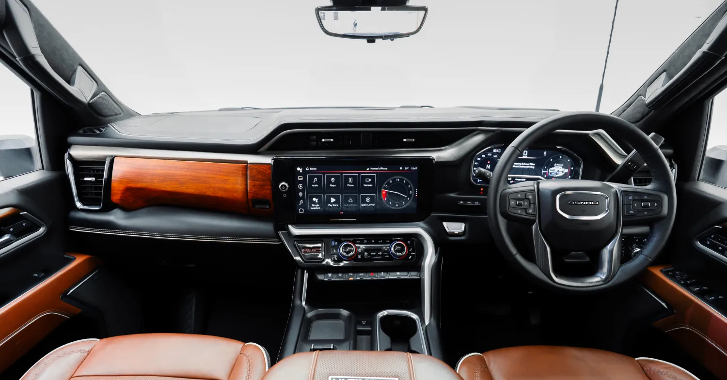 pickup truck interior gmc