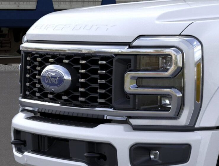 right hand drive 2026 ford f 450 drw platinum from autogroup international (front grille) in australia