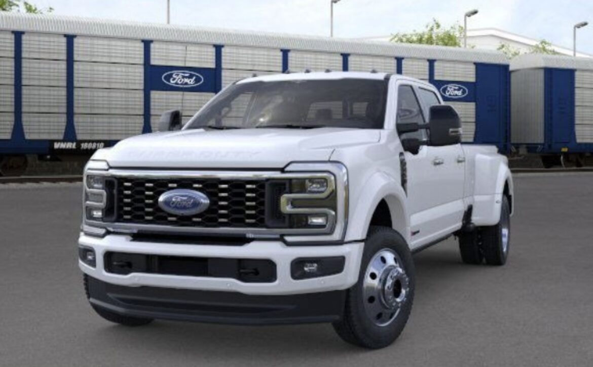 right hand drive 2026 ford f 450 drw platinum from autogroup international (front qtr view) in australia