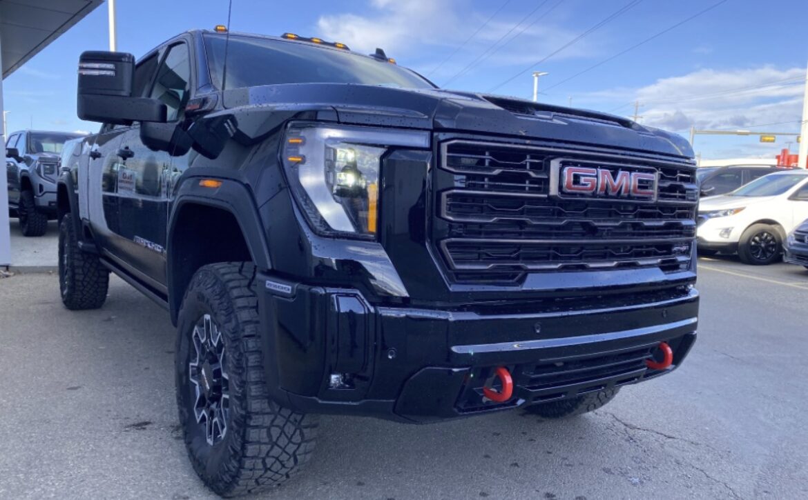 right hand drive 2026 gmc sierra 2500 hd at4x from autogroup international (front end) in australia